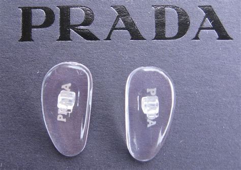 prada authentic sunglass nose pads|spectacle spares nose pads.